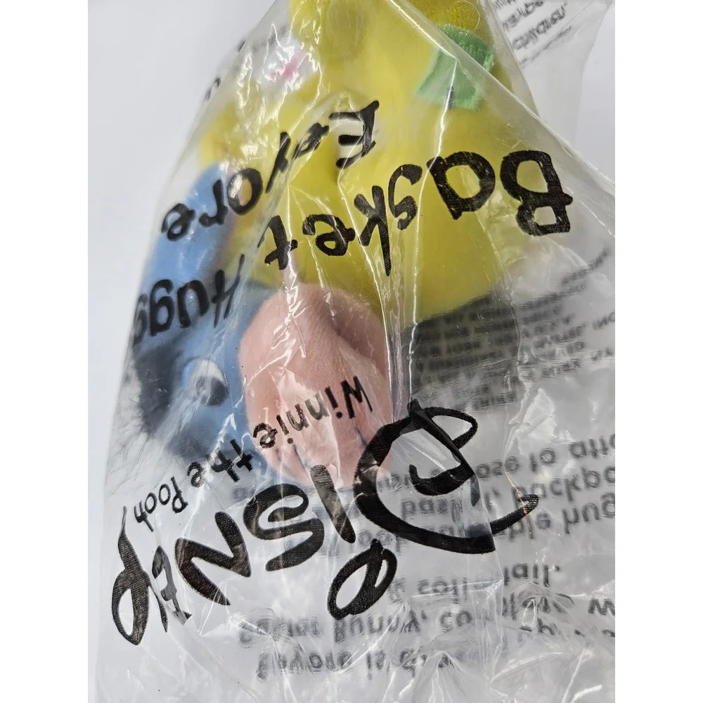 Disney Winnie the‎ Pooh Eeyore Basket Hugger Plush New in Package